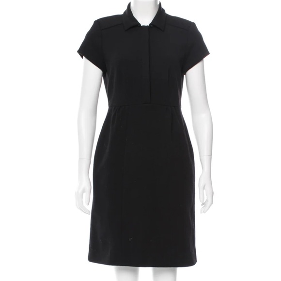 DIANE von FURSTENBERG Wool blend Bund Dress with pockets in black Size 2 - Picture 8 of 16
